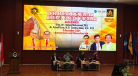 Suasana pelatihan penulisan karya ilmiah popular, (Foto: Rahmadani.)