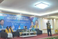 Pemberian materi oleh Parwoto, (Foto: Silmi Hafizat.)

