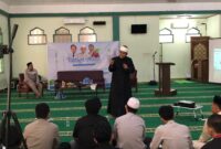 Tausiah islamiah oleh Ustaz Ucok Rifai Al-Azhary, (Foto: Rahmadani.)
