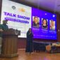 WR III UNM saat menyampaikan sambutan dalam Talkshow, (Foto:Ficka Aulia Khaerunnisa.)