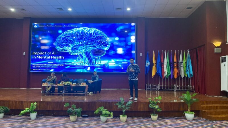 Pemateri saat menyampaikan materi di Talkshow UPT LBK UNM, (Foto: Ist.)