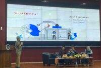 Abdullah Pandang saat menyampaikan materi dalam kegiatan talk show kesehatan mental di era Artificial Intellegence (AI), (Foto: Novita Febriyanti.)