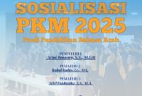 Pamflet Sosialisasi PKM oleh HMPS PBA 'Arsy, (Foto: Int.)