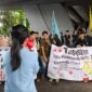 Potret Aliansi Mahasiswa UNM dalam memperingati hari HAM sedunia, (Foto: Nurul Adhani Ilham.)