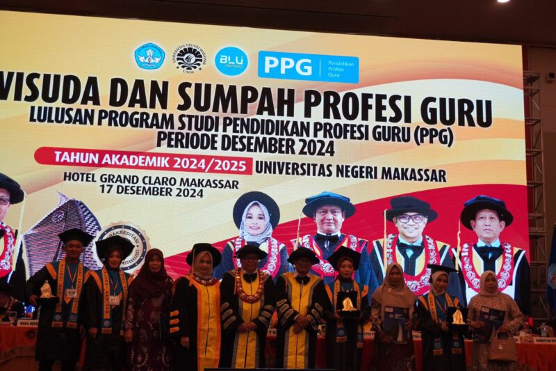Potret Wisudawan Terbaik PPG UNM Periode Desember 2024, (Foto: Dokumentasi Profesi.)