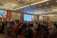 Suasana Wisuda dan Sumpah PPG di Hotel Grand Claro Makassar, (foto: Nurul Adhani Ilham.)