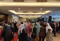 Keramaian Hotel Claro Makassar usai prosesi wisuda, (Foto: Nurul Adhani Ilham.)