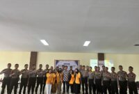 Foto bersama setelah pelaksanaan Psikoedukasi di Aula Samapta Polda Sulsel, (Foto: Ist.)
