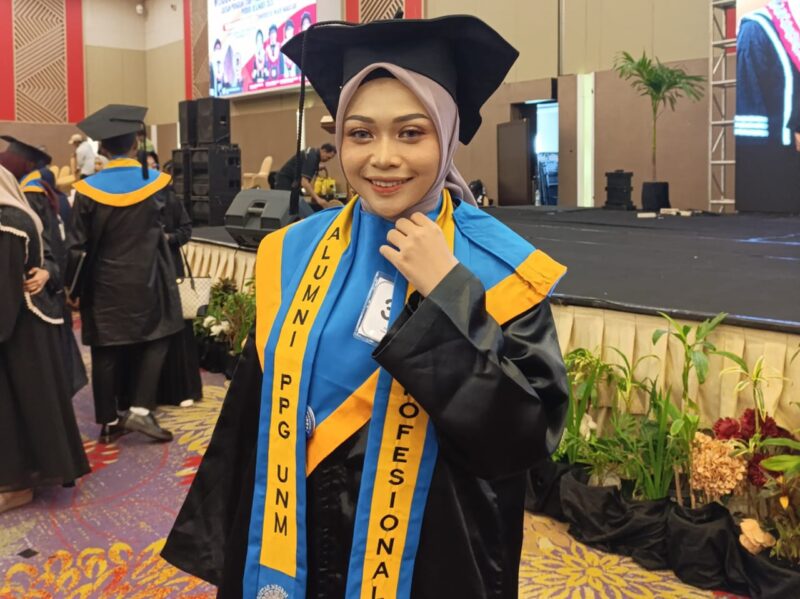 Foto Wisudawan Asal Maluku, Siti Nadifa, (Foto: ist.)