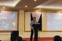 Abdul Hakim saat memberikan apresiasi kepada angkatan 2023, (Foto: lst.)