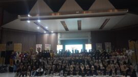 Fakultas Ekonomi dan Bisnis UNM Gelar Inaugurasi Invoice 2024 di Hall A.P. Pettarani, (Foto: Muh Apdal Adriasnyah.)