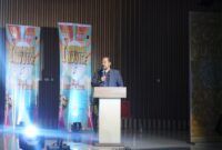 Sambutan dan pembukaan kegiatan oleh dekan FEB UNM, (Foto: Muh Apdal Adriansyah.)