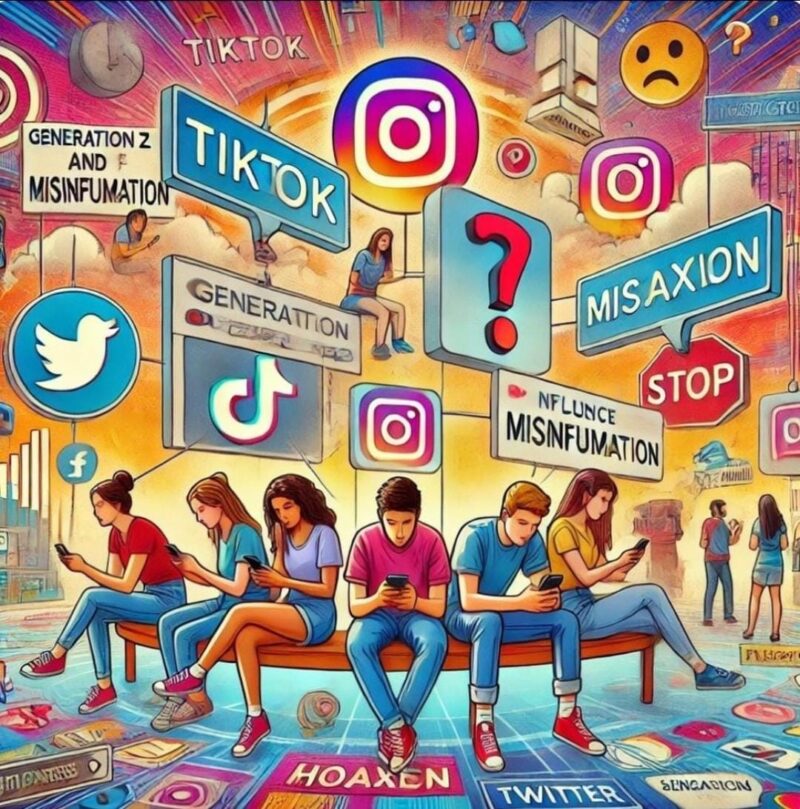 Ilustrasi pengaruh media sosial bagi generasi Z, (Foto: Int.)