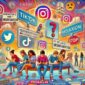 Ilustrasi pengaruh media sosial bagi generasi Z, (Foto: Int.)
