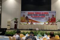 Wakil Rektor II UNM Beri Sambutan pada Ramah Tamah Fakultas Teknik UNM, (Foto: Insyiraah Putri Aeni Hs.)