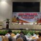 Wakil Rektor II UNM Beri Sambutan pada Ramah Tamah Fakultas Teknik UNM, (Foto: Insyiraah Putri Aeni Hs.)