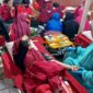 Suasana kegiatan donor darah dan pemeriksaan kesehatan gratis di Kelurahan Pandang, (Foto: Ist.)