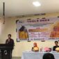 Sambutan sekaligus membuka kegiatan oleh Staf Ahli Bidang Kemahasiswaan  dan Alumni (foto:Amiruddin)