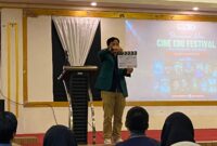 Dekan FIP Membuka Acara Pameran Film di FIP UNM, (Foto: Muh. Zaki Mubarak Ihwan)