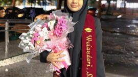 Potret Wulandari, mahasiswa berprestasi program studi teknik komputer, (Foto: Ist.)