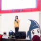 Potret Andi Siti Aulia saat presentasi gagasan, (Foto: Ist.)