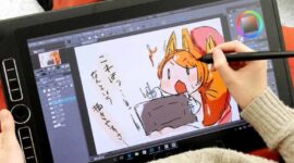 Ilustrasi seseorang menggambar digital, (Foto: Ist.)