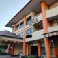 Suasana halaman Hotel La Macca, (Foto: Int.)