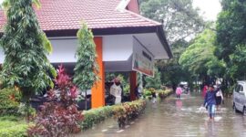 Foto kampus UNM pada saat musim hujan, (Foto: Ist.)