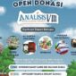 Flyer Open Donasi ANALISIS VIII, (Foto: Ist.)