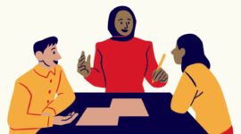 Ilustrasi seorang pemimpin sedang menerapkan keterampilan retorika berbicara, (Foto : Int.)