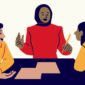 Ilustrasi seorang pemimpin sedang menerapkan keterampilan retorika berbicara, (Foto : Int.)