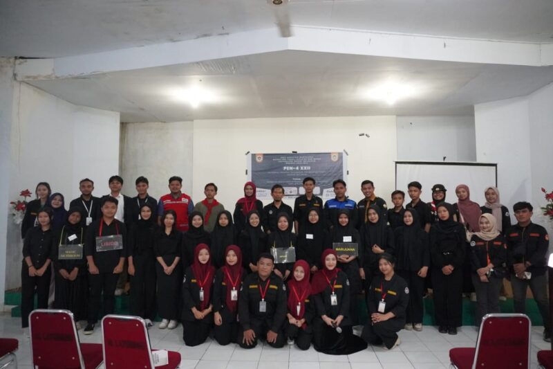 Foto bersama hari pertama kegiatan Pen-4 UKM Maphan UNM, (Foto: Muh. Zaki Mubarak Ihwan.)