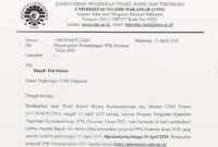 Surat Edaran Perpanjangan Pemasukan Proposal PPK Ormawa, (Foto: Ist.)
