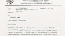 Surat Edaran Perpanjangan Pemasukan Proposal PPK Ormawa, (Foto: Ist.)