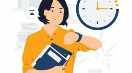 Ilustrasi Mahasiswa Dalam Mengatur Waktu Dengan Baik, (Foto: int.)