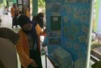 Foto salah satu karya disign mading 3D dalam kegaiatan Aksaraeuforia, (Foto : Ist)