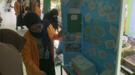 Foto salah satu karya disign mading 3D dalam kegaiatan Aksaraeuforia, (Foto : Ist)