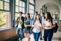 Ilustrasi mahasiswa saat datang di kampus, (Foto: Int.)
