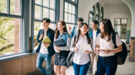 Ilustrasi mahasiswa saat datang di kampus, (Foto: Int.)