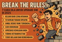 Flyer 7 Cara Gila Upgrade Diri di 2025, (Foto: Int.)
