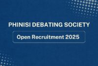 Poster Open Recruitment Phinisi Debating Society UNM (Foto: Int)