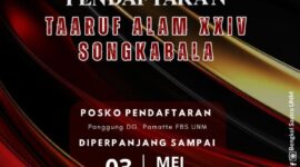 Pamflet pendaftaran Ta'aruf Alam XXIV Songkabala oleh Bengkel Sastra, (Foto: Ist.)