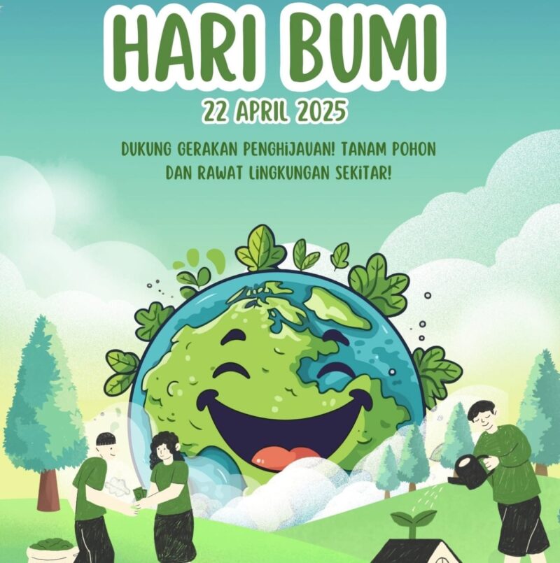 Flyer hari bumi tahun 2025, (foto: Int.)
