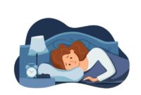 Ilustrasi Seseorang Mengalami Kesulitan Tidur atau Insomnia, (Foto: Int.)