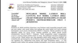 Foto jurnal dosen yang telah terpublis, (Foto: Ist.)