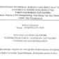 Surat Edaran Layanan Akademik FBS UNM 2025, (Foto: Ist.)
