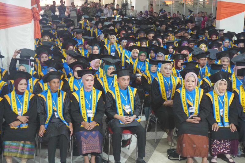 Pelaksanaan Wisuda PPG UNM, (Foto: Firmansyah.)