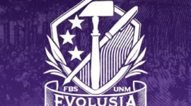 Pamflet logo Evolusia, mahasiswa angkatan 2024 FBS UNM, (Foto: Ist.)
