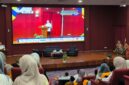 Potret Syahruddin saat sambutan pada kegiatan seminar nasional pendidikan akuntansi. (Foto: Ibnu Qayyum Abdullah)