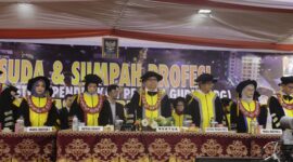 Pelaksanaan wisuda PPG Mei, (Foto: Firmansyah.)